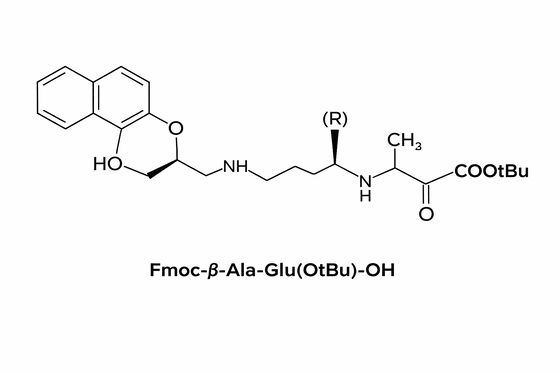 Fmoc-β-Ala-Glu ((OtBu) -OH عملية تجميع الببتيد في المرحلة الصلبة النجاة الديببتيد بناء لـ SPPS
