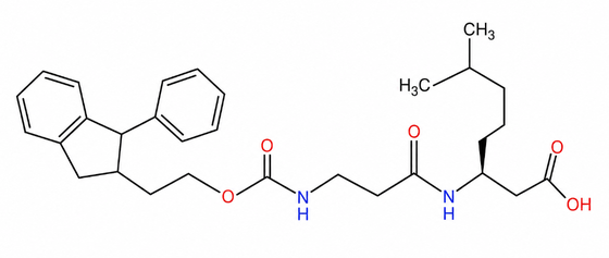 Fmoc-β-Ala-Leu-OH LPPS مشتقات Fmoc عدم النقاء HPLC 99+